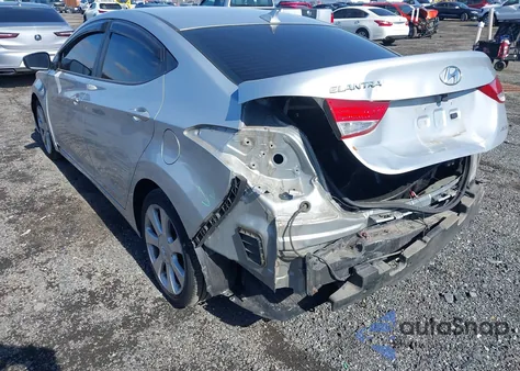 2013 Hyundai Elantra Limited z USA, uszkodzony, nr VIN 5NPDH4AE2DH327553